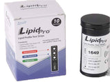 4-in-1 Lipid Tester - 10pcs 全膽固醇血測試紙1盒10支